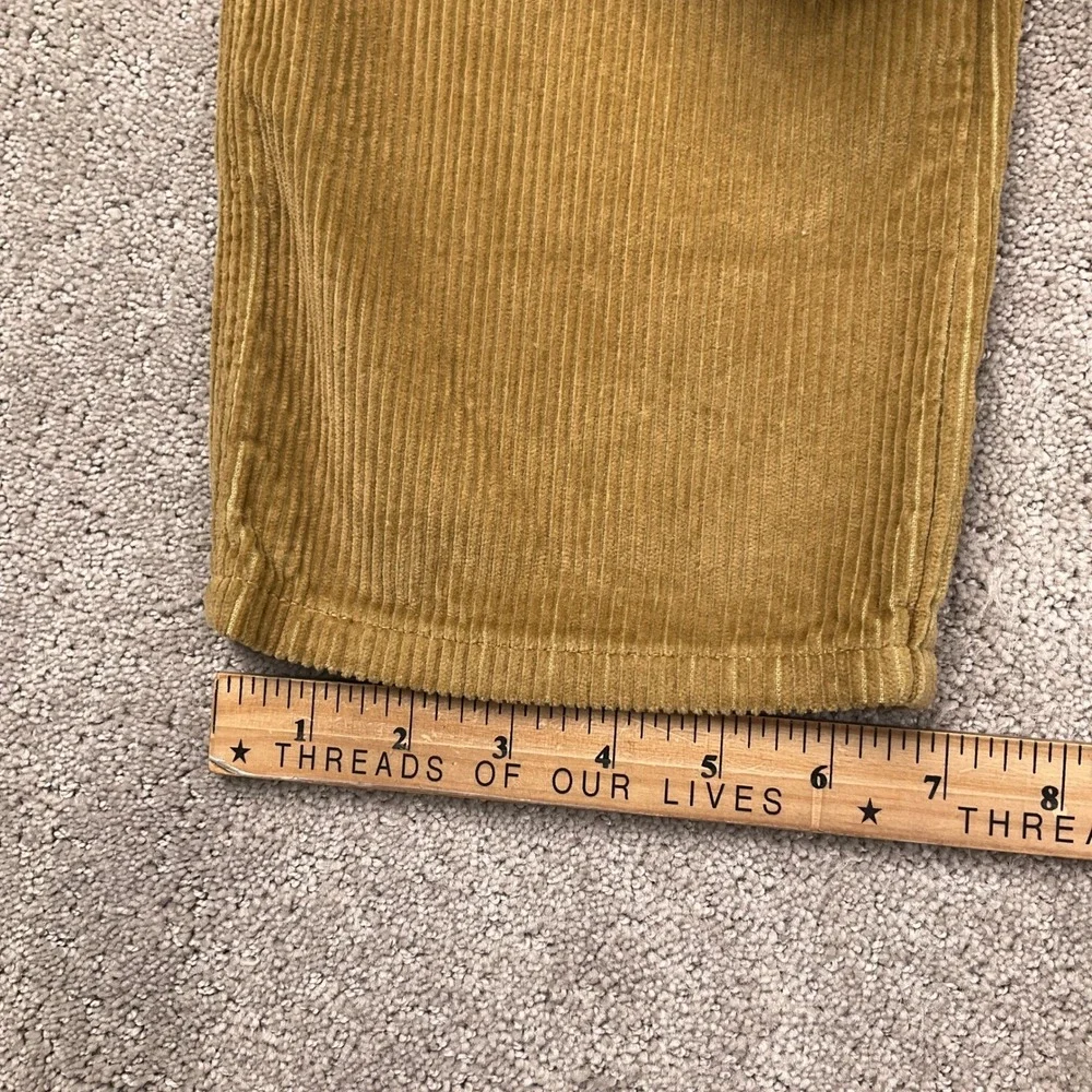 Levi's 502 Corduroy Pants Men 32W 30L Tan‎ Straight Leg Irregular Jeans NWT